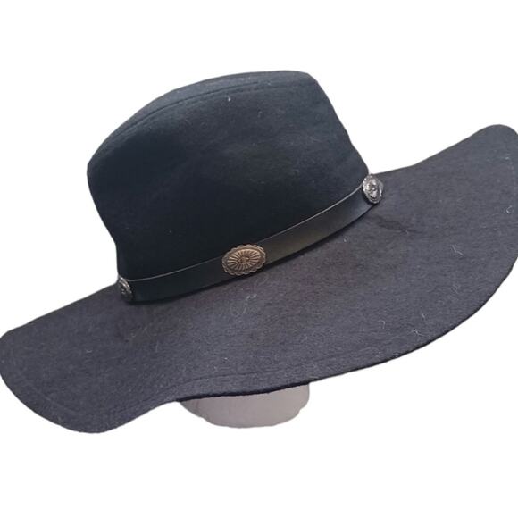 Boho Banded Felt Hat Black OS - Picture 4 of 6